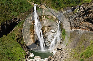 Ecuador, Banos Waterfall photo