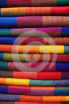 Ecuador colorful textile