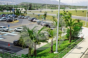 Ecuador International Airport Quito Mariscal Sucre. Car parking.