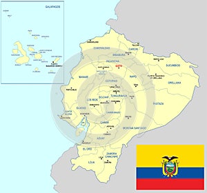 Ecuador map - cdr format