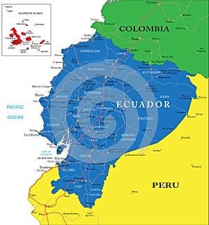 Ecuador map