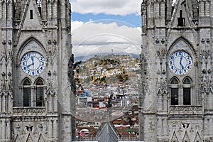Ecuador, View on the Quito