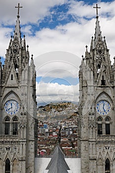 Ecuador, View on the Quito