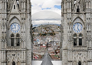 Ecuador, View on the Quito