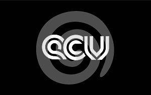 ECV Creative Unique Modern Letter Logo Design