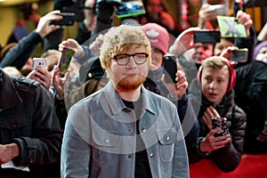 Ed Sheeran on red carpet during Berlinale 2018