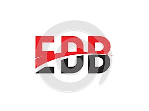 EDB Letter Initial Logo Design Vector Illustration