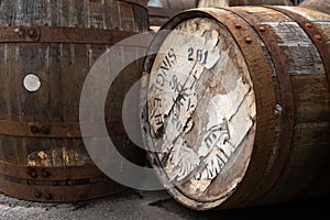 Balblair scotch whisky distillery, Scotland