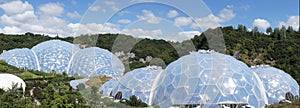 Eden Project biomes in St. Austell Cornwall