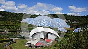 Eden Project rainforest dome in St. Austell Cornwall photo