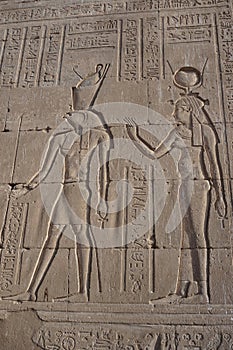 Edfu, Egypt: The temple of Edfu, Dedicated to Horus and Hathor of Dendera