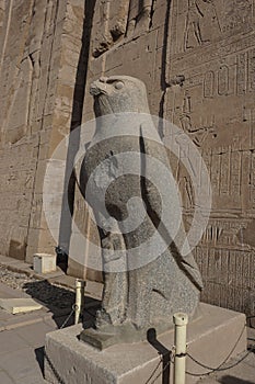 Edfu, Egypt: The temple of Edfu, Dedicated to Horus and Hathor of Dendera