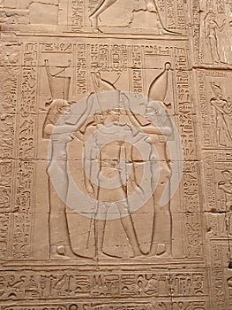 Edfu temple, Egypt, Africa