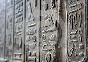 Edfu Temple - Hieroglyph Language - Egypt