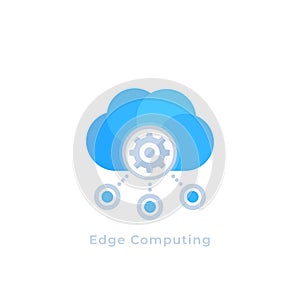 Edge Computing vector icon