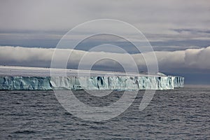 Edge of glacier in the Arctic