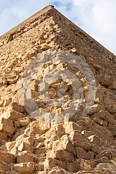 Edge of the pyramid of Khafre or of Chephren
