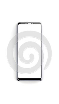 Edge-to-Edge Screen Smartphone MockUp for Design