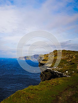 The Edge of the World. Cliffs of Moher, Ireland.