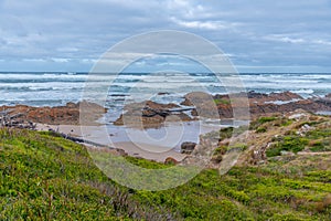 Edge of the world lookout at Tasmania, Australia