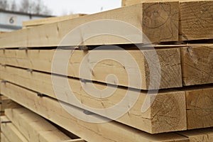 Edged boards.Building material.The material is made of wood