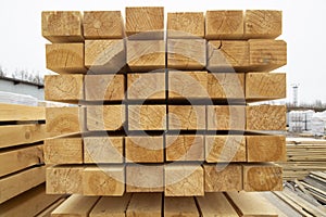 Edged boards.Building material.The material is made of wood