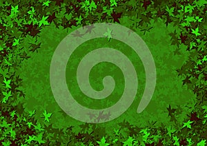 Edges leaf pattern background wallpaper for design layout