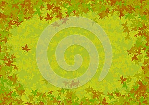 Edges leaf pattern background wallpaper for design layout