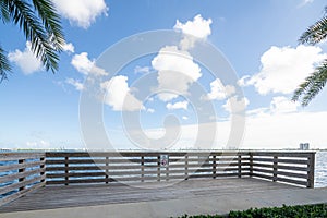 Edgewater Miami wooden dock