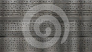 perforated steel texture for 3d modeling. ai generated