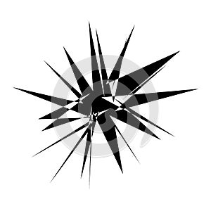 Edgy, geometric random amorph, amorphous shape, element vector