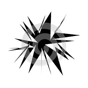 Edgy, geometric random amorph, amorphous shape, element vector