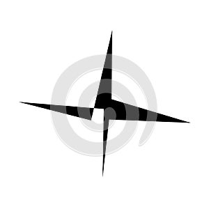 Edgy, geometric random amorph, amorphous shape, element vector