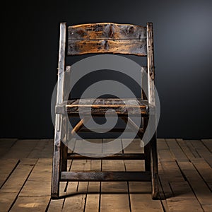 Edgy Political Commentary: A Rustic Americana Folding Chair