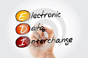 EDI - Electronic Data Interchange acronym