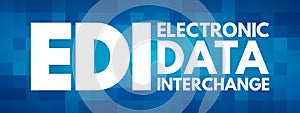 EDI - Electronic Data Interchange acronym