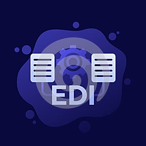 EDI, Electronic Data Interchange vector design