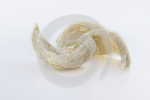 Edible bird nest with white background