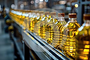 Edible Oils Production Line, Food Industry, Working on Automated Production Lines in Edible Oils Factory