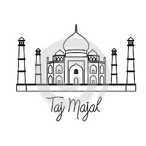 Edification of taj majal and indian independence day