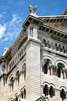 edifice of Saint Nicholas Cathedral in Monaco