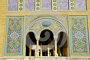 Edifice of the Sun of Golestan Palace, Tehran, Iran.