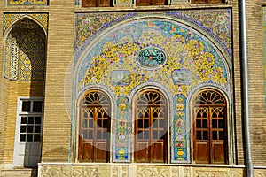 Edifice of the Sun of Golestan Palace,Tehran, Iran. photo