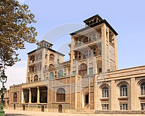 Edifice of the Sun (Shams ol Emareh) in Golestan Palace (Iran)