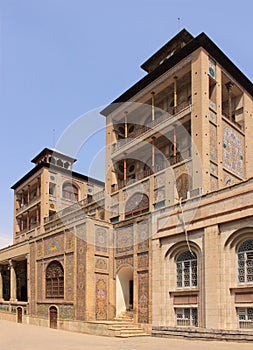 Edifice of the Sun (Shams ol Emareh) in Golestan Palace (Iran)