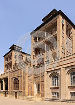 Edifice of the Sun (Shams ol Emareh) in Golestan Palace (Iran) photo