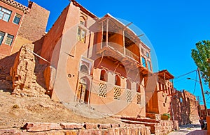 The edifices of Abyaneh, Iran