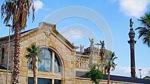 Edifici De La Duana in the port of Barcelona, Spain