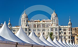 Edificio Carbonell, a historic building in Alicante, Spain. Built in 1918 photo