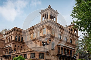 Edificio Coliseo Building (former Teatro Coliseo) at Avenida de la Constitucion Street - Seville, Spain photo